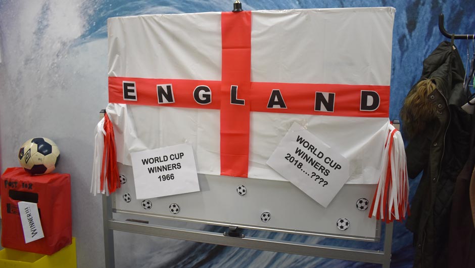 BlueInc staff celebrated the 2018 World Cup by dressing up and decorating workspaces to a chosen competitor country