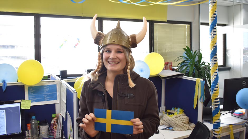 BlueInc staff celebrated the 2018 World Cup by dressing up and decorating workspaces to a chosen competitor country