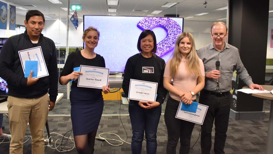 Quarter 3 Awards at BlueInc, 2018